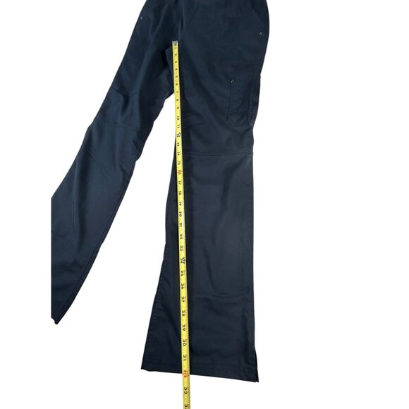 Purple Label Yoga by Healing Hands Pants Black Women's XST Stretch Scrubs Cargo - Picture 13 of 14